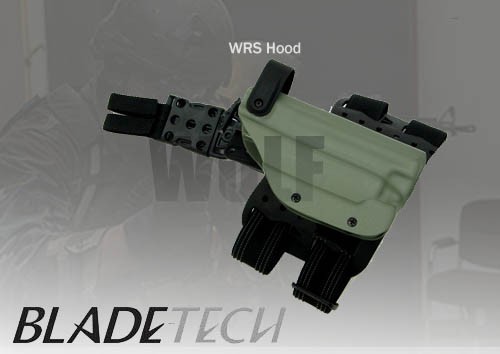 Blade-Tech WRS Tactical Thigh Holster USP Compact OD RH