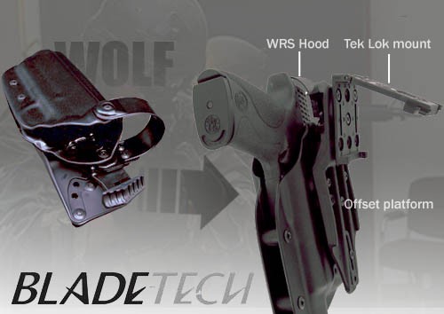Blade-Tech WRS Duty Holster DOH Tek-Lok 1911 Black LH