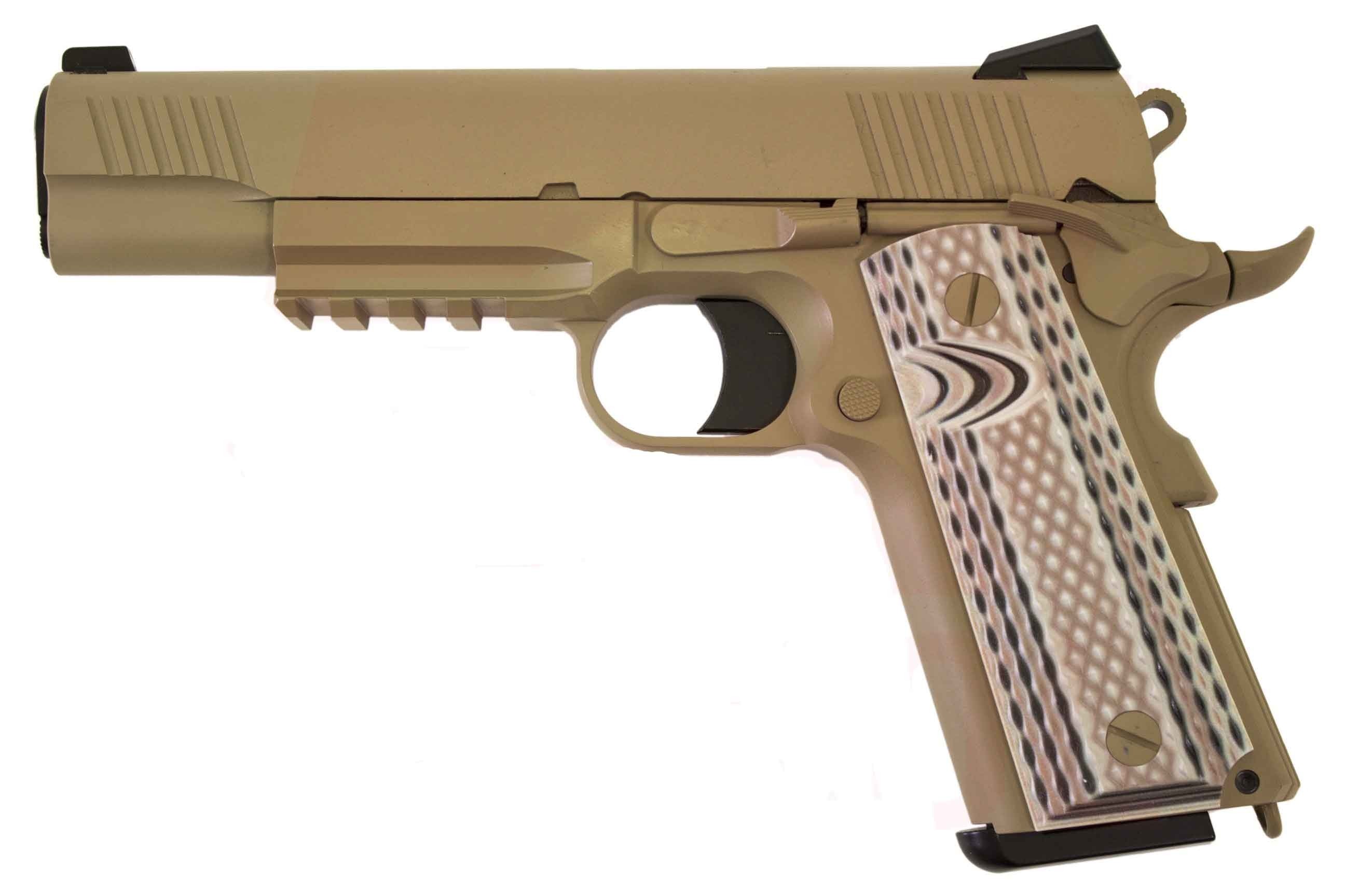 WE M45A1 Full Metal GBB Pistol - Tan