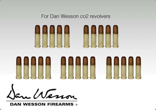 ASG Cartridge Shells for Dan Wesson 6mm (Bag of 25)