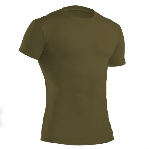 Under Armour Tactical HeatGear Compression S/S Tee (Olive) - XXL
