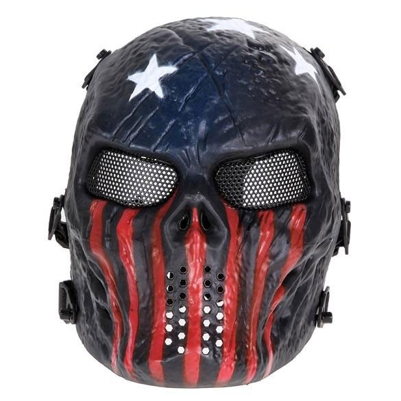 Big Foot Tactical Skull Airsoft Mask with Mesh Eyes (Captain)
