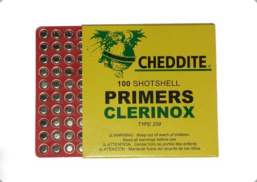 Cheddite Type 209 Clerinox Primers (Pack of 100) CX 2000