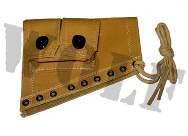 Right Cotton Stock Pouch Double Mag Type for M1 Garand