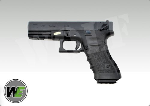 WE Glock 18 Gen 3 GBB Pistol (Black)
