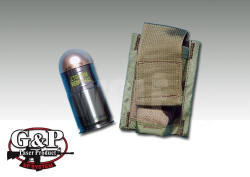 G&P M203 BB 40mm Grenade with MOLLE WC pouch