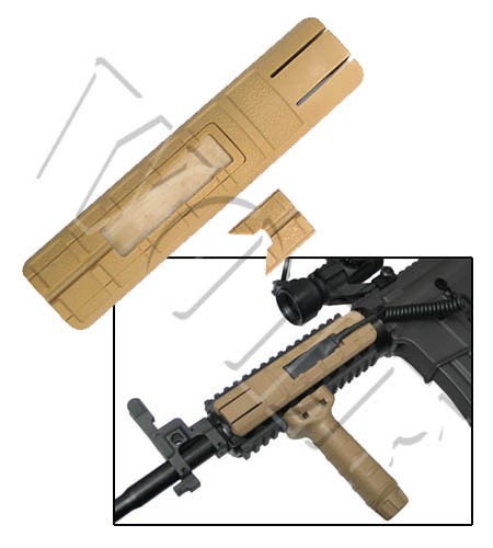 King Arms Rail Cover with Remote Switch Pocket - Tan