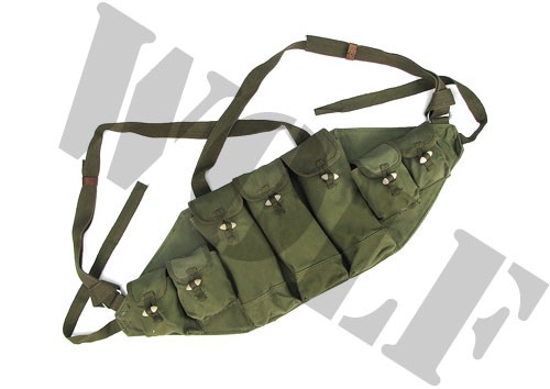 King Arms AK Canvas Chest Harness - OD
