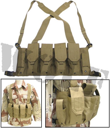 King Arms 5.56 Chest Rig Tan