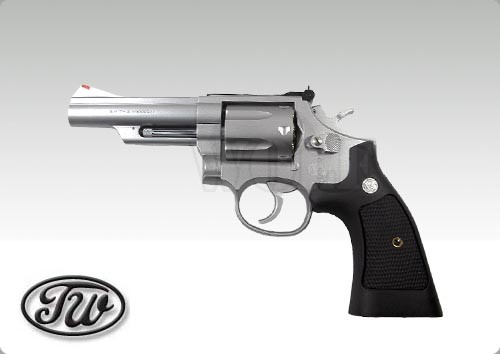 Tanaka S&W M66 4 inch Chrome Revolver