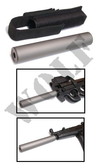 Guarder MP5-N Type Silencer (Silver Gray)