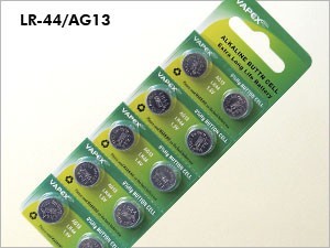 Vapex AG13 (LR44 357 A76 L1154) 1.5V Alkaline Button Coin Cell Battery Pack of 2