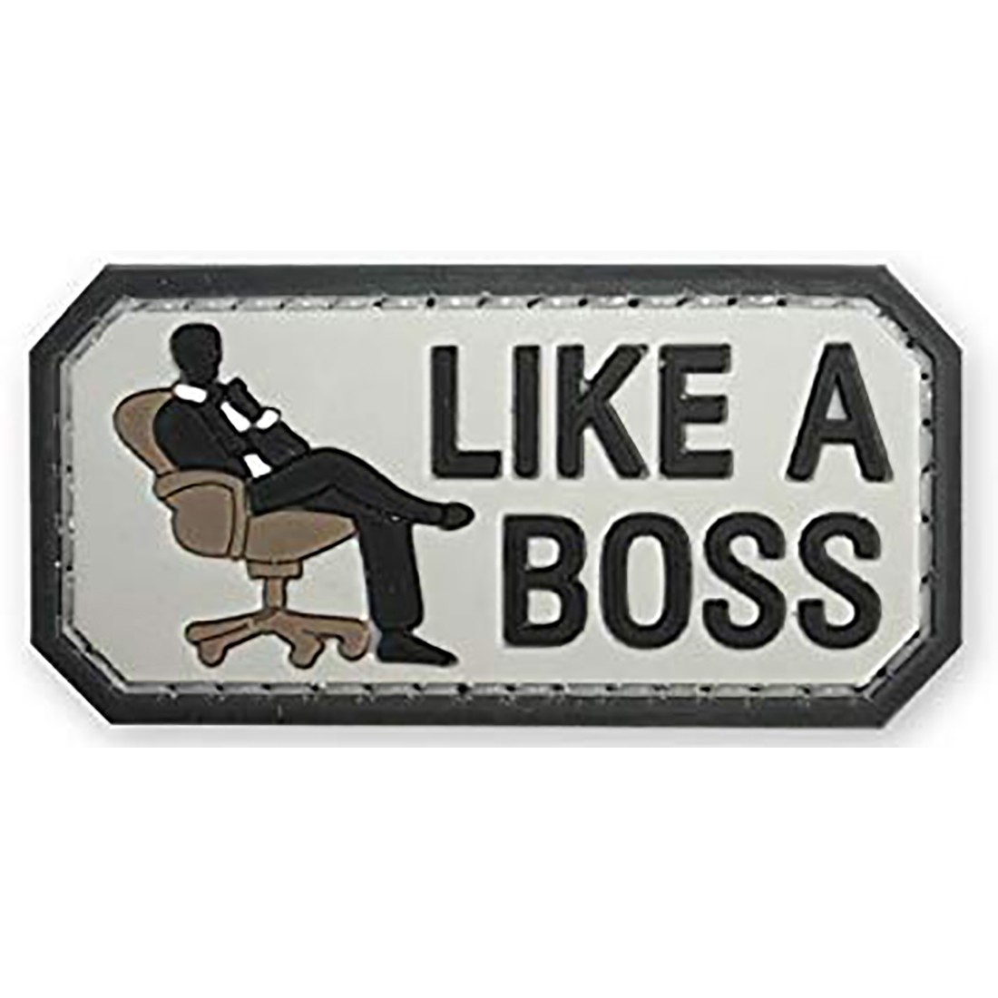 LIKE A BOSS Tactical Rubber Velcro Patches