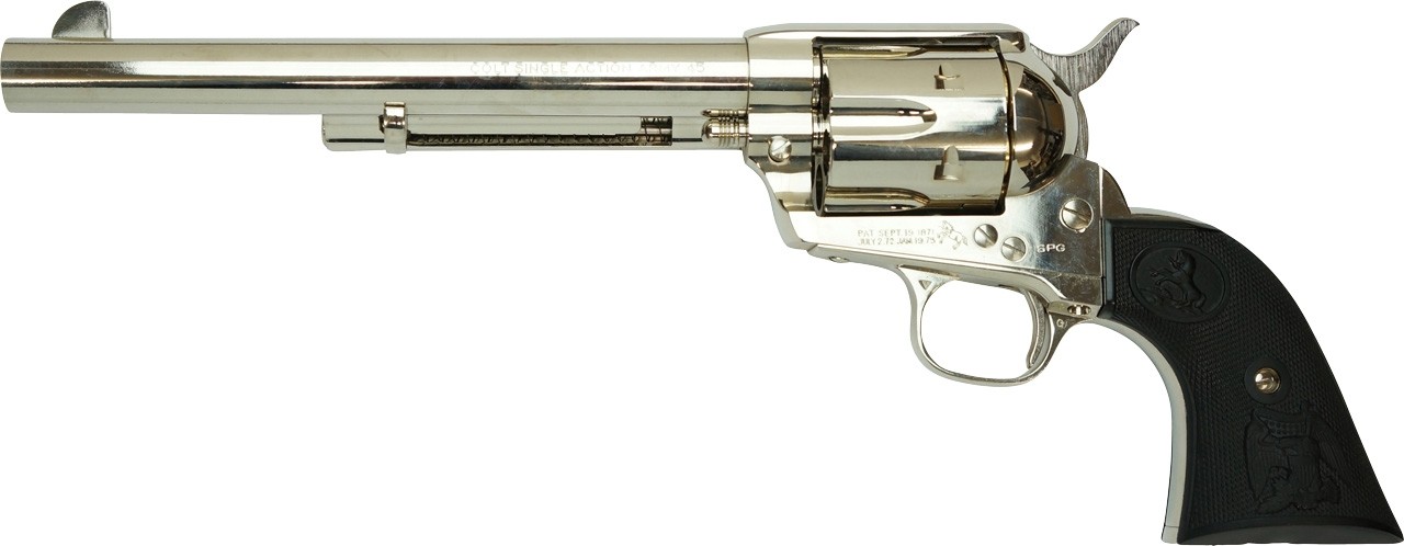 Tanaka Colt SAA .45 7 1/2" Peacemaker Cavalry Nickel