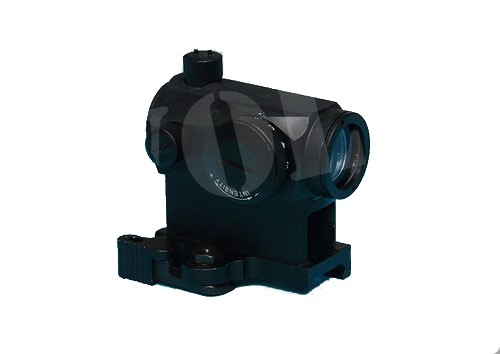 UFC T1 Airsoft Micro Red Dot Sight with QD High Mount - Black