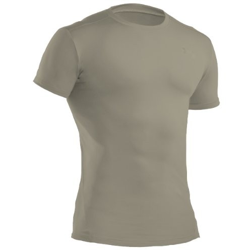 Under Armour Tactical HeatGear Compression S/S Tee (Sand) - L