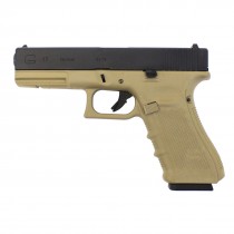 WE Glock 17 Gen 4 GBB Pistol (Tan)