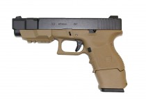 WE Glock 33 Advance GBB Pistol (Tan)