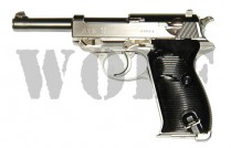 Maruzen Walther P38ac40.s Silver Pistol GBB