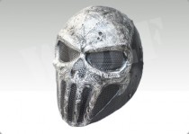 FMA Punisher Skull Gray Wire Mesh Mask
