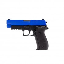 Raven R226 Sig Sauer P226 Dual Tone Airsoft Gas Blowback Pistol (Blue)