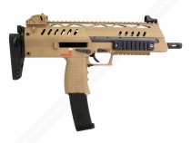 WE SMG-8 (MP7) Tan GBB Submachine Gun