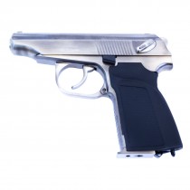WE Makarov 654K GBB Pistol (Silver) w/ Silencer