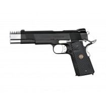 Socom Gear Punisher 1911 Black & Silver Airsoft GBB Pistol with Hard Case