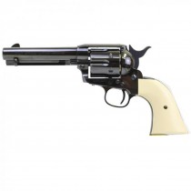 Marushin Colt SAA .45 Peacemaker with Deep Black Finish Gas Airsoft Revolver