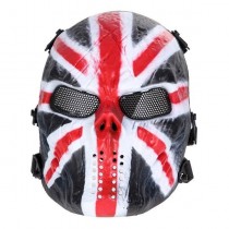 Big Foot Tactical Skull Airsoft Mask with Mesh Eyes (British Knight)