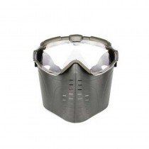 Big Foot Airsoft Full Face Goggle Mask with Fan (OD) 