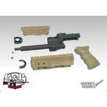 G&P AK47 Tactical Front Set with Grip - Sand