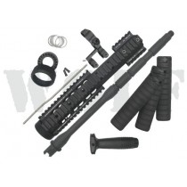 King Arms M4 Free Float MRE RAS Kit with Flip Up Sight