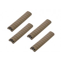 King Arms Rail Cover 156mm - Tan (Set of 4)