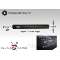 King Arms LW Silencer - 335 x 40mm