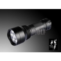 Wolf Eyes Super Storm II Dig XP-G R5 Turbo Rechargeable Torch