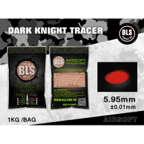 BLS 0.20g Tracer BBs Red 1kilo Bag High Grade Airsoft 6mm 5000rd