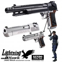 Tokyo Marui Resident Evil 2 Lightning Hawk .50AE 10inch Magnaport Custom Airsoft GBB Pistol