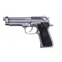 WE Beretta M92 Gen 2 Chrome Stainless Airsoft GBB Pistol