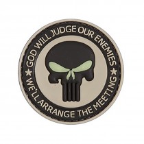 ONLY GOD WILL JUDGE Tactical Rubber Velcro Patches