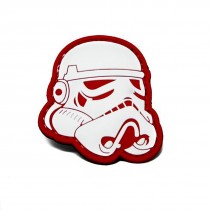 STAR WARS STORMTROOPER RED Tactical Rubber Velcro Patches