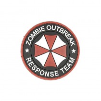 UMBRELLA ZOMBIE OUTBREAK RESPONSE TEAM Tactical Rubber Velcro Patches