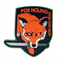 FOX HOUND Tactical Rubber Velcro Patches