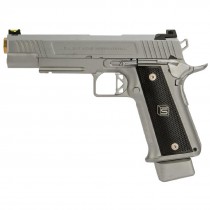 EMG Salient Arms International SAI 2011 DS 5.1 Airsoft GBB Blowback Pistol - Silver
