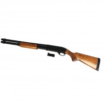 S&T M870 Long Airsoft Spring Shotgun (Wood & Metal)