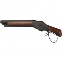 S&T M1887 Short Sawn-Off Airsoft Gas Wide Lever Shell Ejecting Shot Gun (Real Wood & Metal)