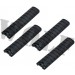 King Arms Rail Cover 156mm - Black (Set of 4)